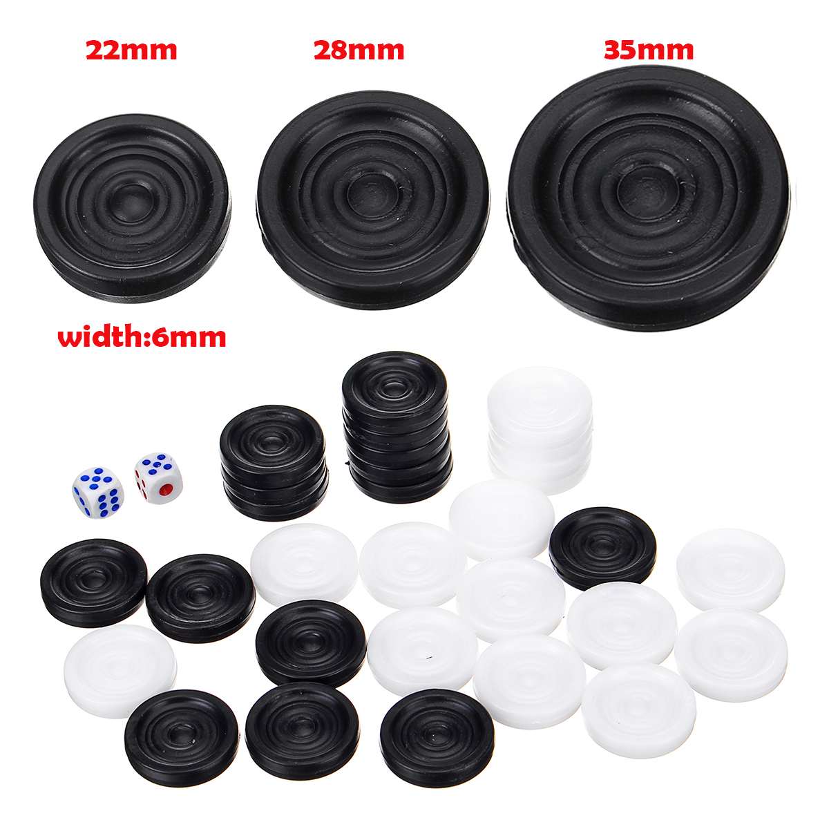 32 pièces Backgammon pièce d'é - Board Game Vantage avis et prix